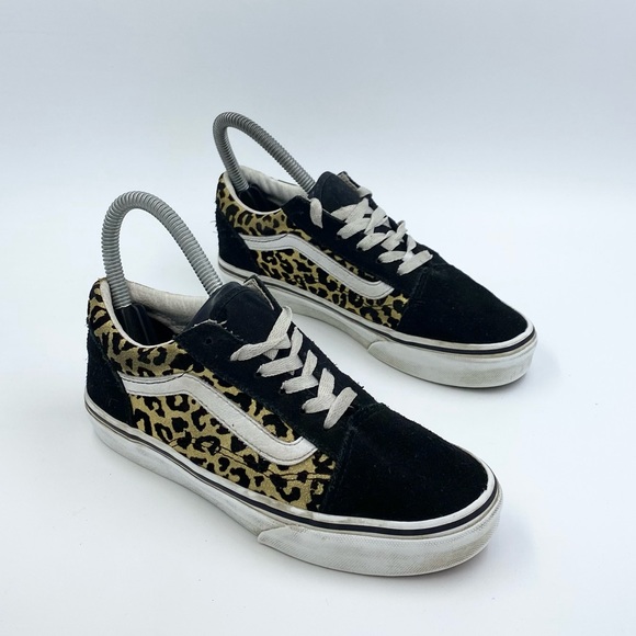 Vans leopard old Skool youth size 3 - Picture 3 of 6